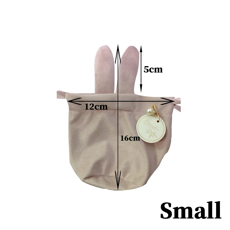 Easter Bunny Bags Velvet Rabbit Ears Gift Packing Chocolate Candy Bags