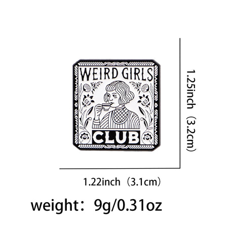 Weird-Girls Enamel Pin Brooch Lapel Pins Badge