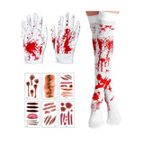 Chucky Costume  Halloween Toddler Baby Girl Cosplay Kids Rainbow Striped Shirt Overalls