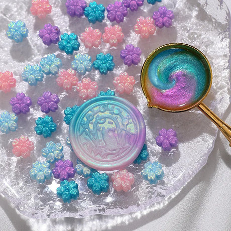 90pcs Glitter Wax Sealing Seal Stamp Beads