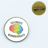 Neurodiversity Autistic Pins Badges