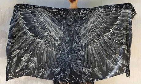 Wings Fantasy Shawl Scarf Festival Cloak Rave Accessories