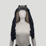 Unisex Viking Faux Fur Headdresses and Wolf Head Masks