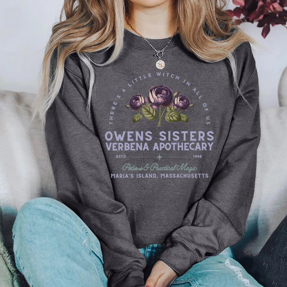Practical Magic Sweatshirt Owen Sisters Witch Pullover Sweater Jumper