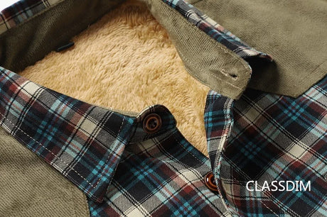 Woodsman Plaid Fleece Shirts Lightweight Jackets