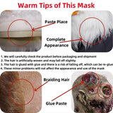 Black Raven Mask Adult Halloween Cosplay Costume Prop Stage Performance