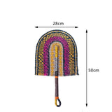 Seagrass Fan African Woven Straw Sea Grass Wall Hanging