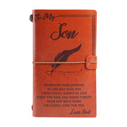 To My Son, Daughter, Grandson, Granddaughter, Wife, Sister, etc, Gift PU Leather  Journal Notebooks