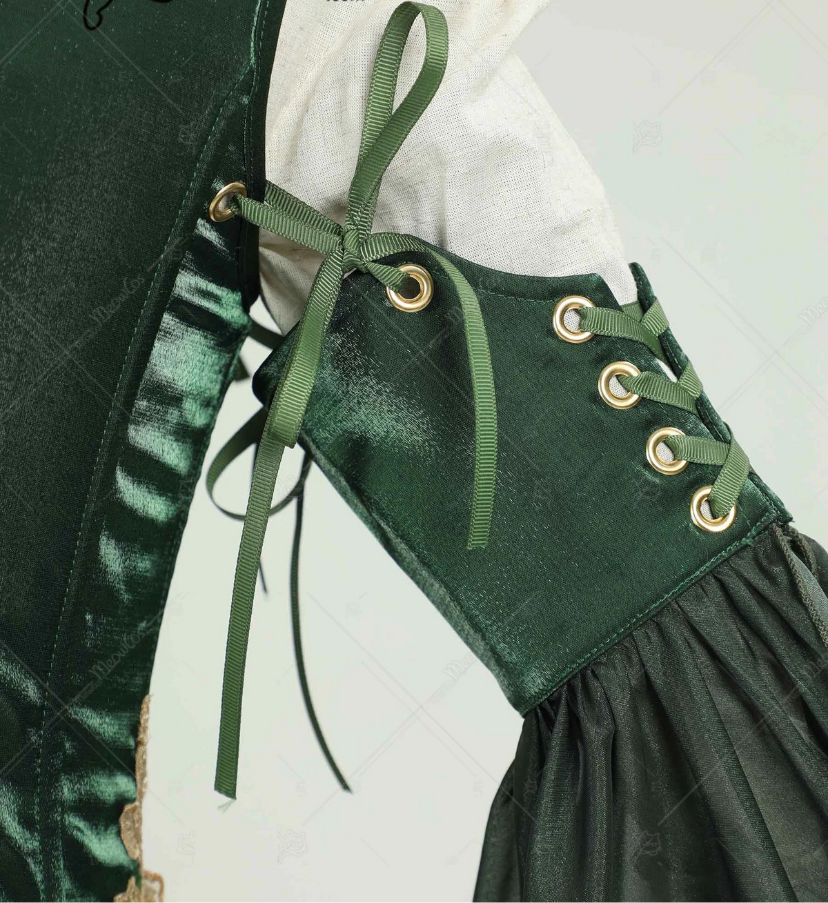 Elven Medieval Renaissance Costume Elf Style Corsetted Dress Cosplay Costume