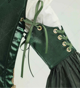 Elven Medieval Renaissance Costume Elf Style Corsetted Dress Cosplay Costume