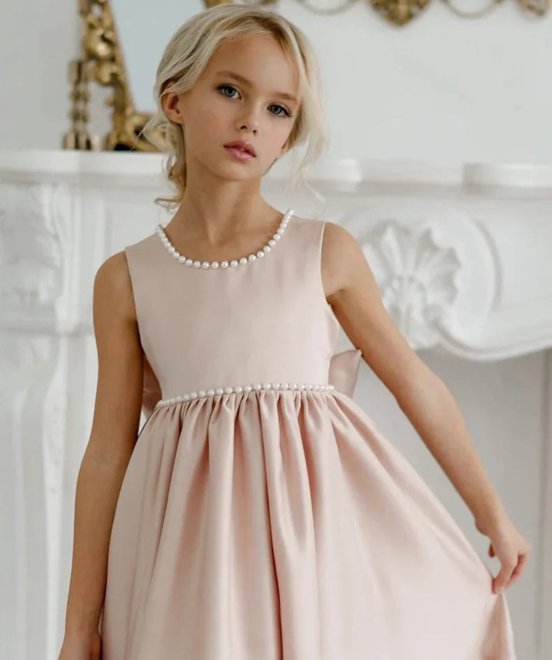 Girls' Evening Dress Children's Birthday Special Occassion Formal Dress Long Gown