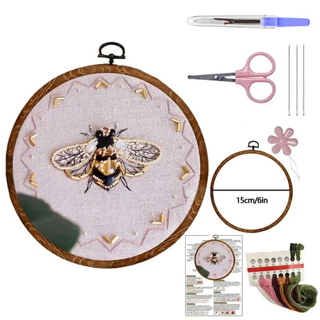 Insect Bead Embroidery DIY Craft Kit