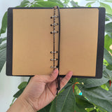 Dark Academia Crow Raven Journal A6 PU Leather Notebook Scrapbook