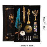 The Captain's Feather Pen Set Calligraphy Stationery Gift Box