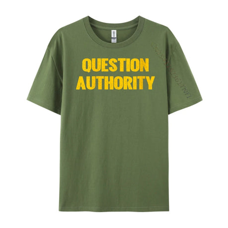 Question Authority Men's T-Shirts