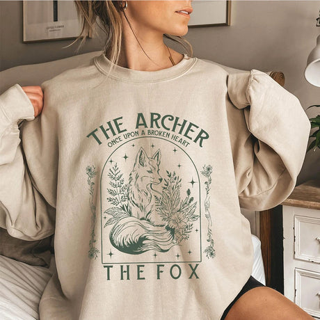 The Archer and The Fox Sweater Fantasy Book Lovers Jumper Sweatshirt