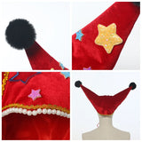 Jester Clown Hat Carnival Circus Costume Halloween Book Week Dress-Up Hats