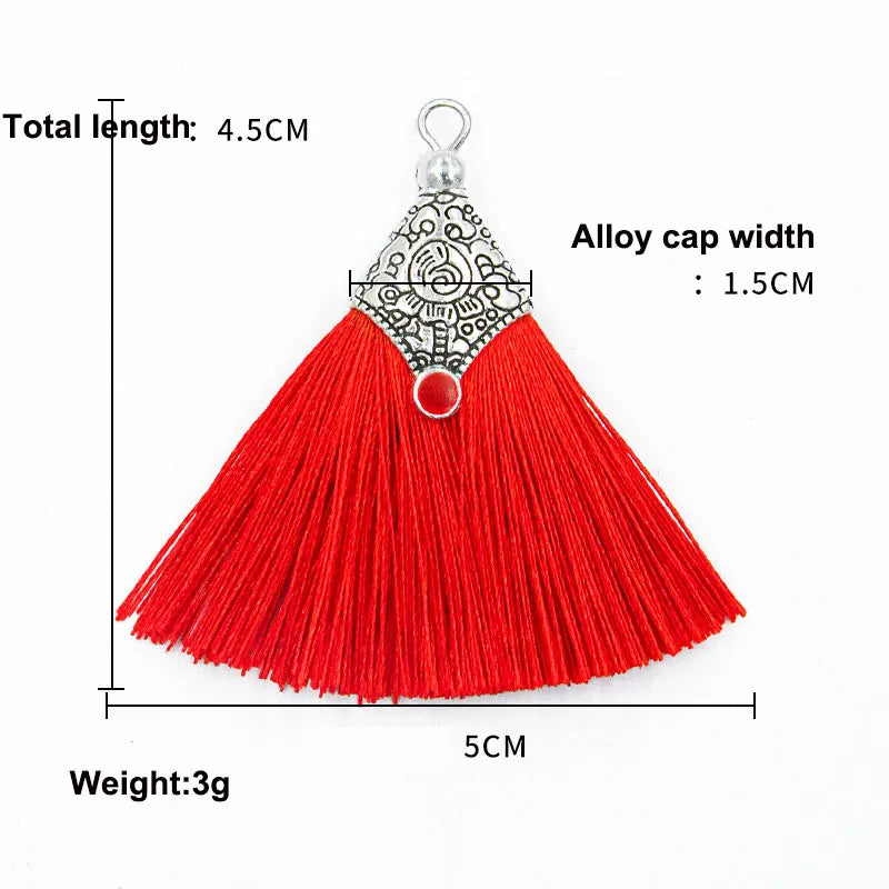 2/4/6Pcs Mini Craft Tassel Handmade Soft Silk Tassel for Earring Jewelry Making DIY Projects Keychain Bookmarks