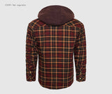 Woodsman Cotton Plaid Hooded Jacket Thick Warm Winter Plaid Shirts