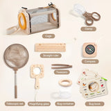 9PCS Outdoor Nature Exploration Kit Kids Insect Observation Box Bug Viewer Catcher Set Educational Toys