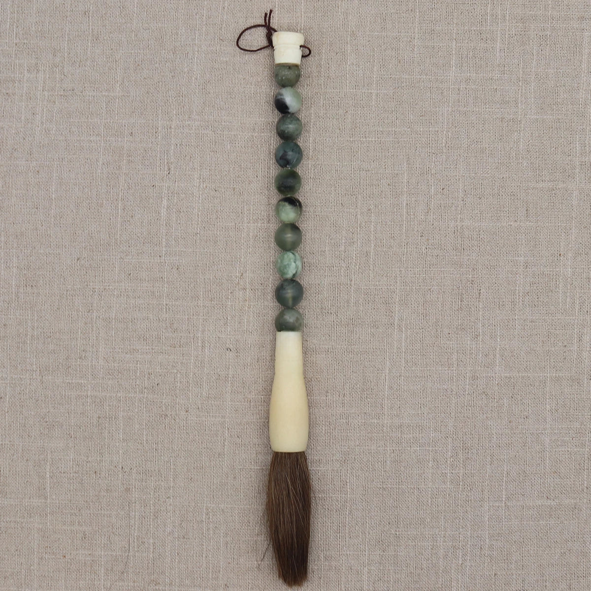 Decorative Pearl and Stone Calligraphy Artist Brushes
