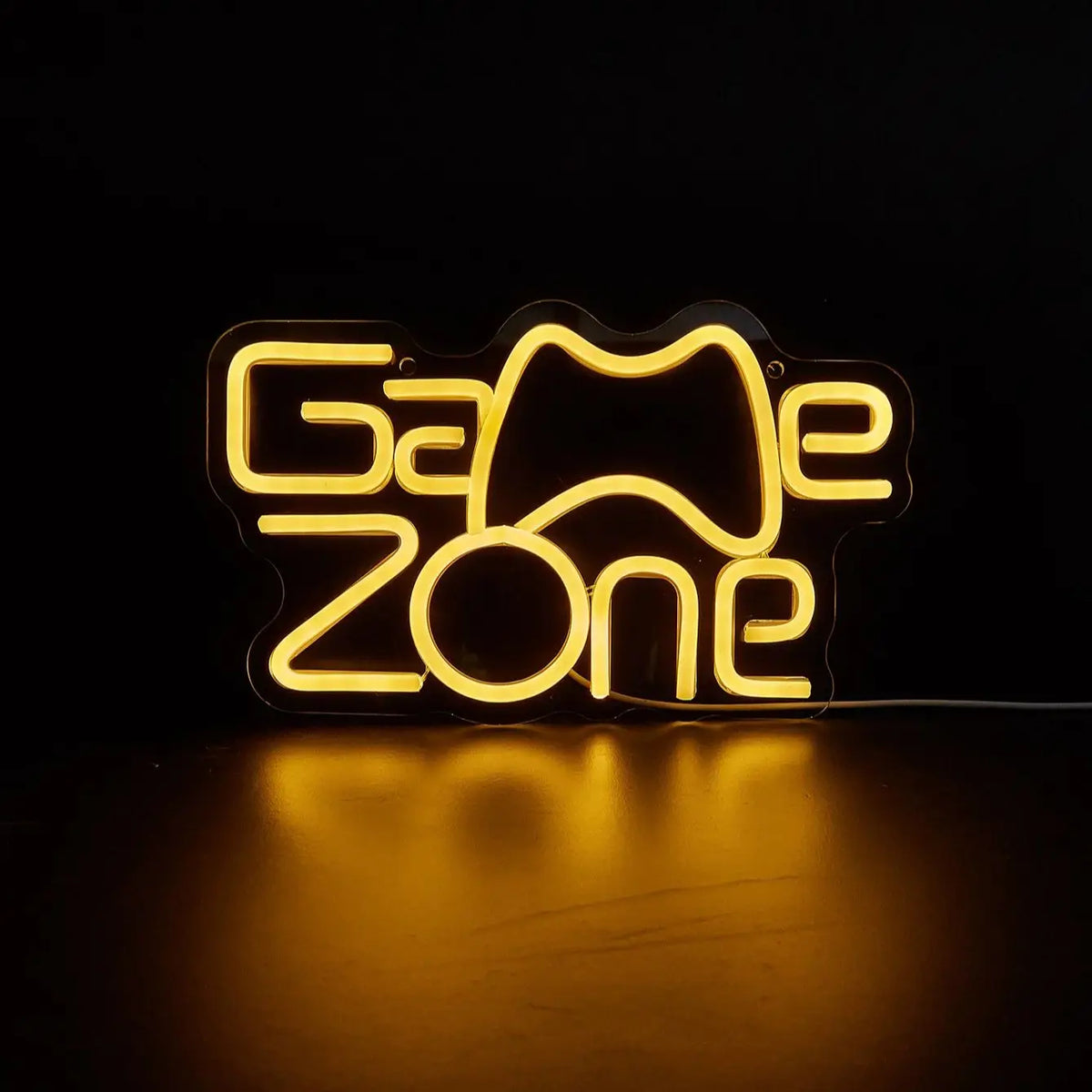 LED Neon Game Zone USB Sign Night Light 3D Wall Art