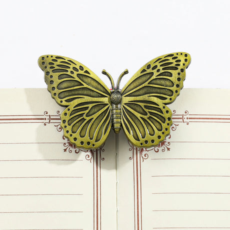 Butterfly Dragonfly Book Clip Bronze Metal Bookmarks