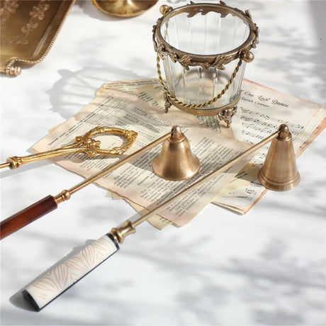 Brass Candle Snuffers Candle Extinguisher Home Decor