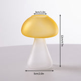 Mushroom Glass Vase Plant Hydroponic Terrarium Vase
