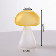 Mushroom Glass Vase Plant Hydroponic Terrarium Vase