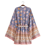 Boho Cover Ups Short Kimono
