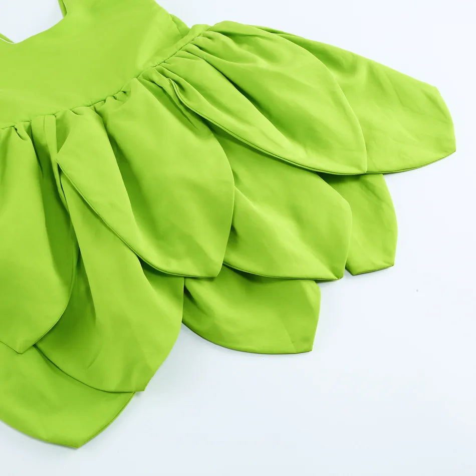 Tinkerbell Dress Girls Costumes Green Fairy