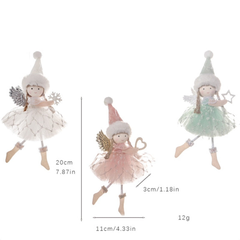 Christmas Angel Doll Xmas Tree Ornaments