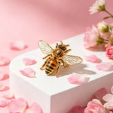Enamel Bee Brooch Insect Lapel Pins