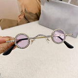 Diamond Dots Round Sunglasses