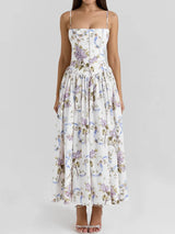 Olivietta's Floral Print Midi Sundress
