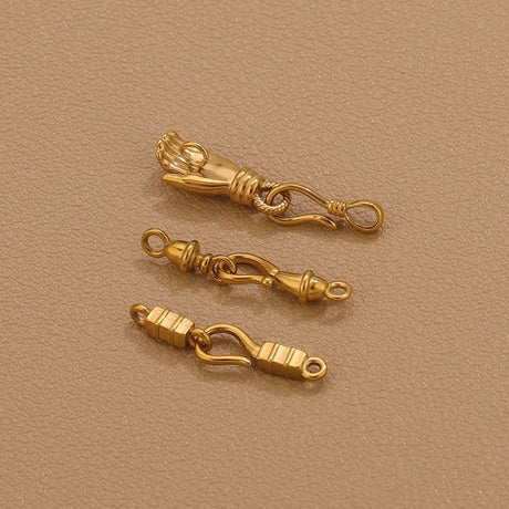 5pcs Stainless Steel Clasp Connectors For DIY Jewellery Making Lobster Clasps Hook Bracelet Necklace Findings