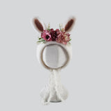 Newborn Wool Bunny and Deer Bonnets Photography Props