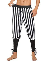 Pirate Pants Halloween Costume Striped Trousers