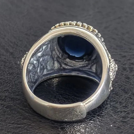 The Kraken of the Depths S925 Sterling Silver Rings Zircon Octopus