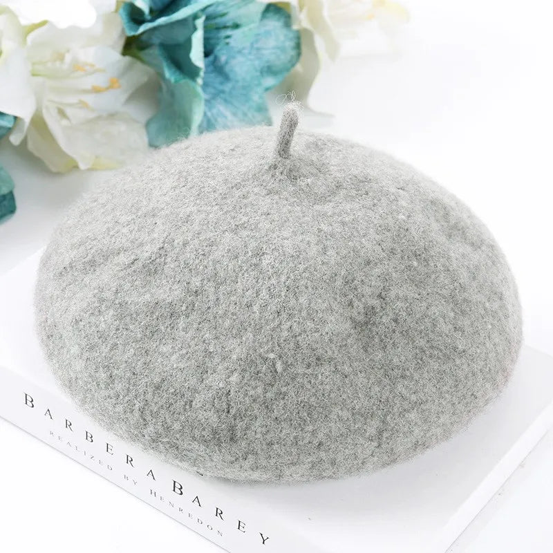 Wool Berets Autumn and Winter Soft Hats