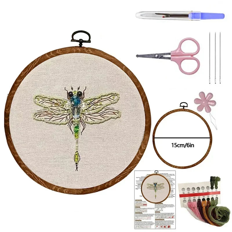 Insect Bead Embroidery DIY Craft Kit
