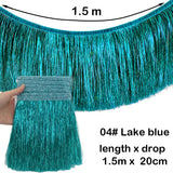 1.5m Gorgeous Fringe Tassel Banner Party Foil Garlands Wall Ceiling Decoration
