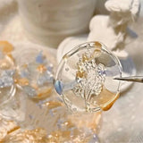 10pcs Crystal Clear Wax Seal Sticks for Glue Gun Sealing Wax Sticks, 14mmx7mm Sealing Wax Sticks for Wax Seal Stamp