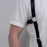 Men's Leather Bracers Harness Suspender Belts