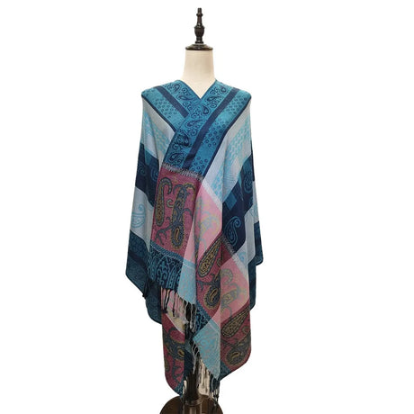 Rainbow Pashmina Scarfs Large Soft Warm Shawl Wrap