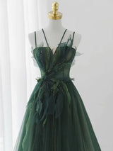 Laurel's Green Formal Gown Custom Made to Measure Evening Dress