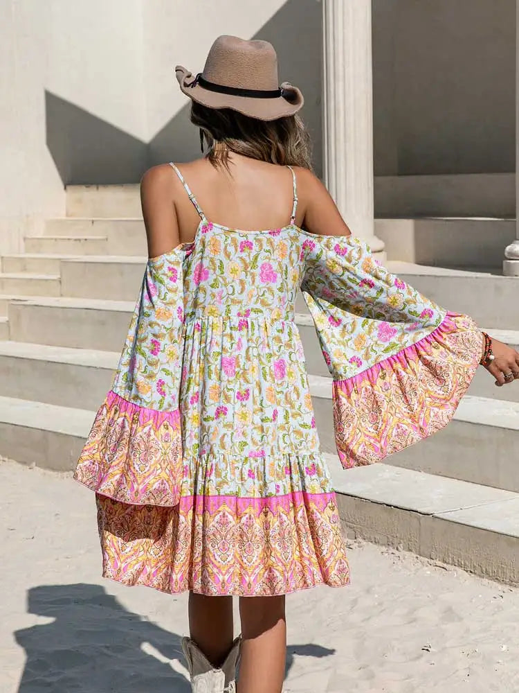 Elitzia's Boho Bae Mini Dress