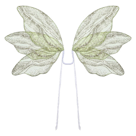 Green Glitter Butterfly Wings Fairy Cosplay
