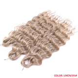 Ombre Rainbow 24 Inch Synthetic Hair Wave Braiding Hair Extensions